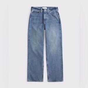 Abercrombie Mid Rise Slouchy Jeans